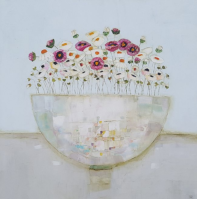 Eithne  Roberts - Spring time in a white bowl